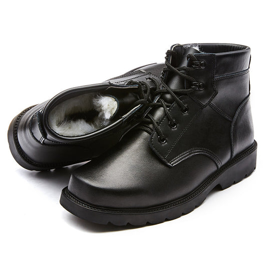 Men's Steel Toe Bottom Martin Winter Veet Warm Men's Shoes