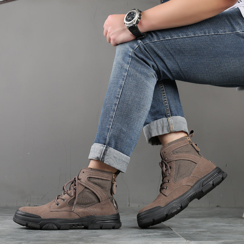 Men's Middle Top Working Wear British Warwolf Boots