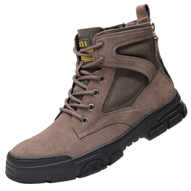 Men's Middle Top Working Wear British Warwolf Boots