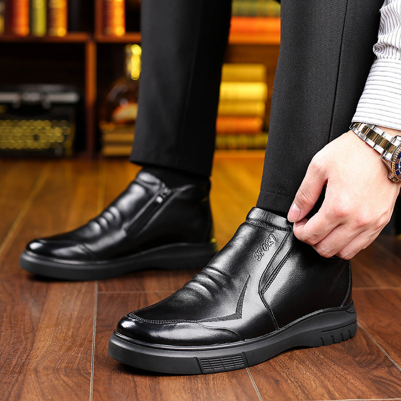 Men's Cotton Genuine Warm Veet Thick Wool Men's Shoes