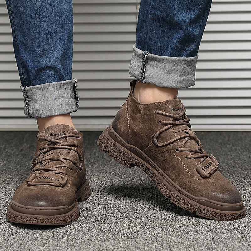 Men's Suede Martin Short Trendy Autumn Sneakers