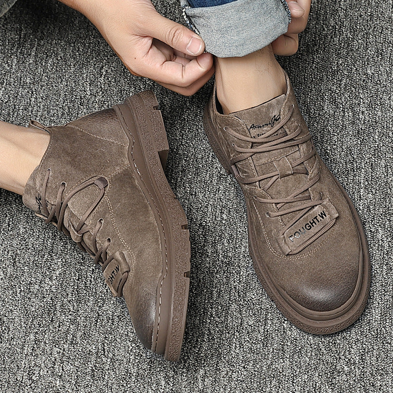 Men's Suede Martin Short Trendy Autumn Sneakers