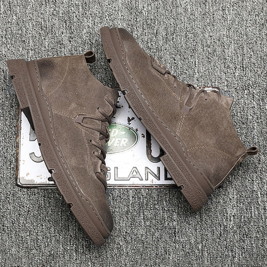 Men's Suede Martin Short Trendy Autumn Sneakers
