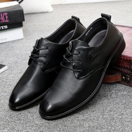 Men's Formal Wedding British Fashion Trend Pointed Leather Shoes