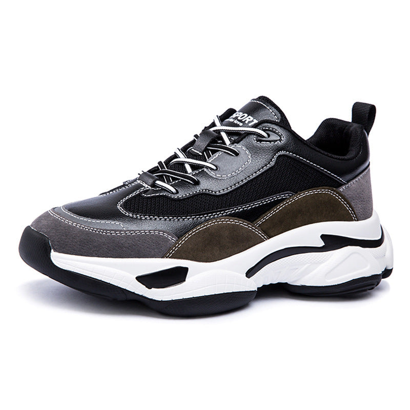 Men's Platform Dad Winter Plus Veet Breathable Sneakers