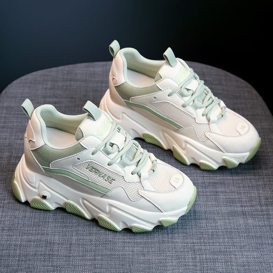 Women's Dad Autumn Versatile Platform Height Increasing Sneakers