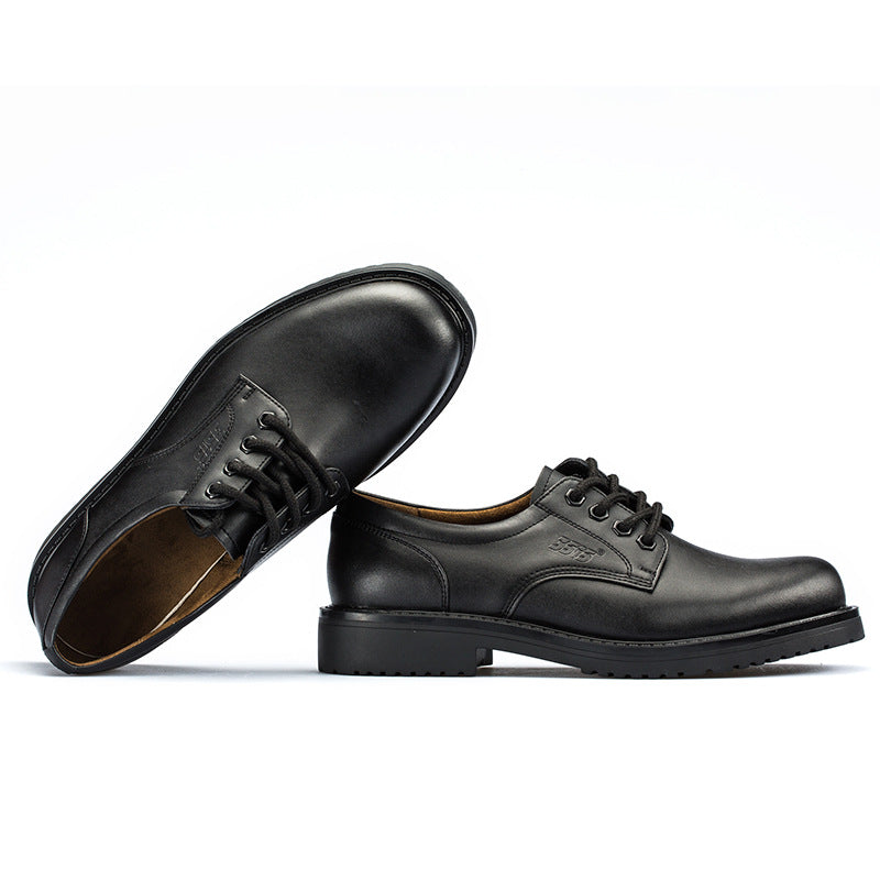 Men's Strong Labor Protection Big Head Business Formal Leather Shoes