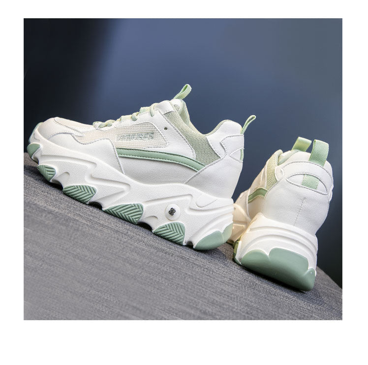 Women's Dad Autumn Versatile Platform Height Increasing Sneakers
