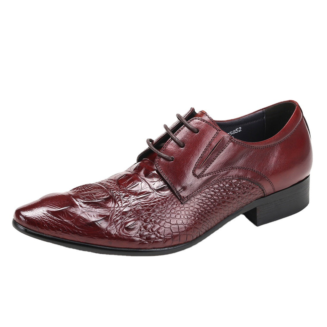Men's Business Formal Wear Retro Genuine Large Size Leather Shoes