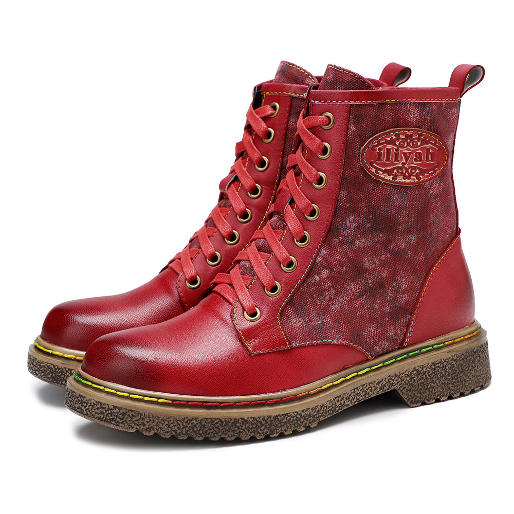 Women's Style Retro Comfortable Dark Goth Wind Boots