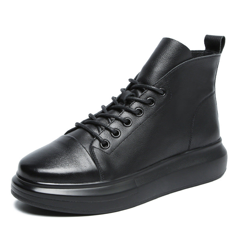 Women's Martin British Style Round Toe Trendy Boots