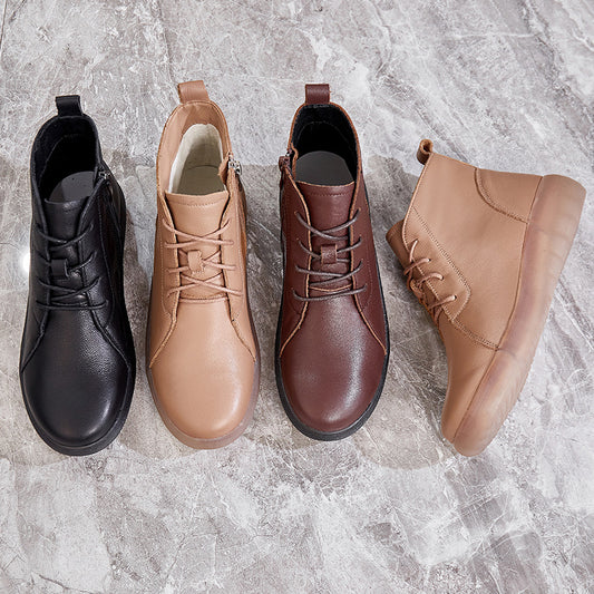 Pure Martin Top Layer Cowhide Outsole Boots