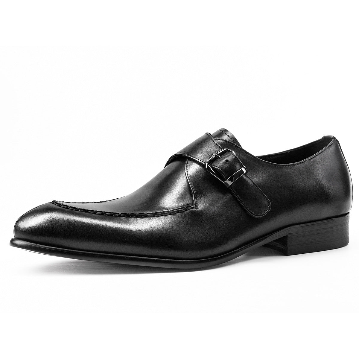 Men's Strength Quality Monk Cowhide Penny Business Leather Shoes