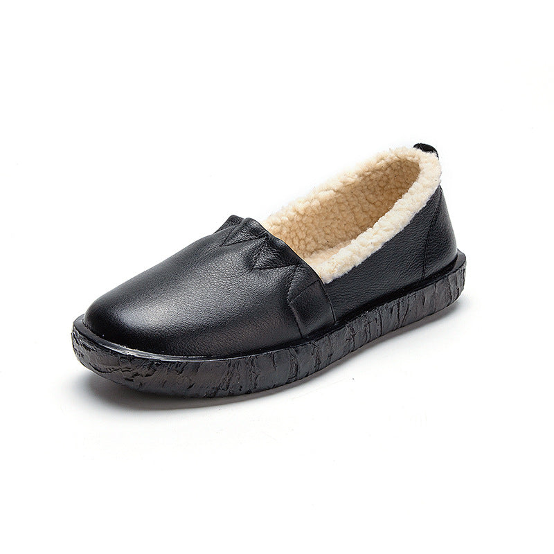 Women's Pumps Mother's Genuine With Veet Lining Casual Shoes