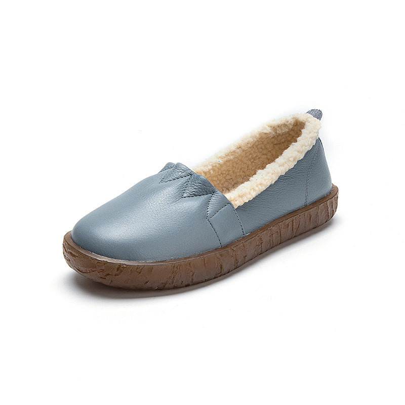Women's Pumps Mother's Genuine With Veet Lining Casual Shoes