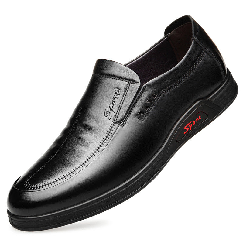 Men's Genuine Business Tods First Layer Cowhide Casual Shoes