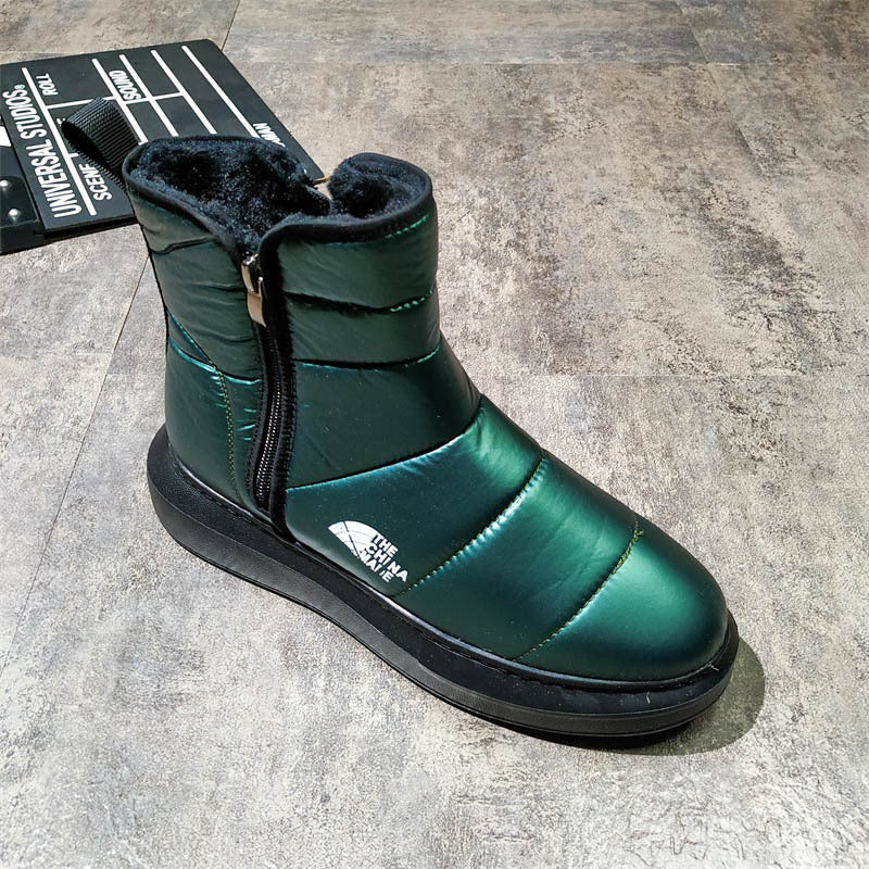 Men's Winter Platform Tide Warm With Veet Snow Boots