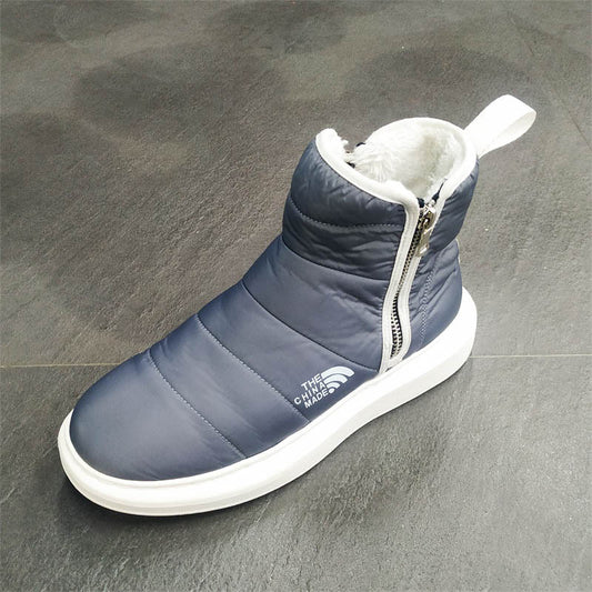 Men's Winter Platform Tide Warm With Veet Snow Boots