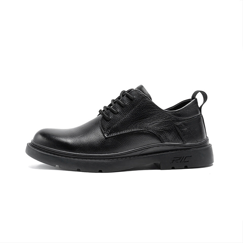 Men's Thick Sole Increased Korean Style Round Sneakers