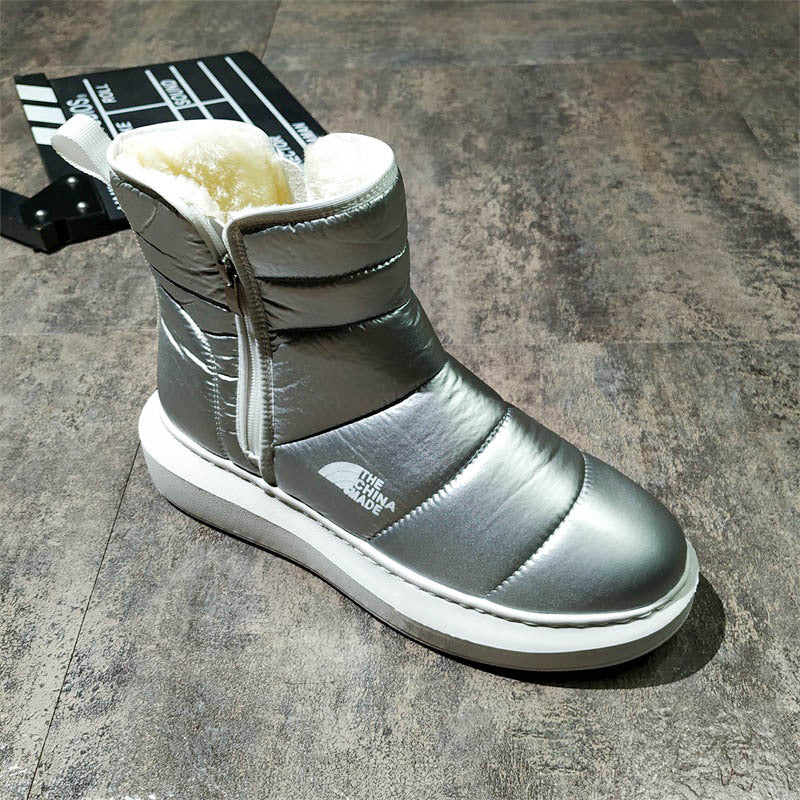 Men's Winter Platform Tide Warm With Veet Snow Boots