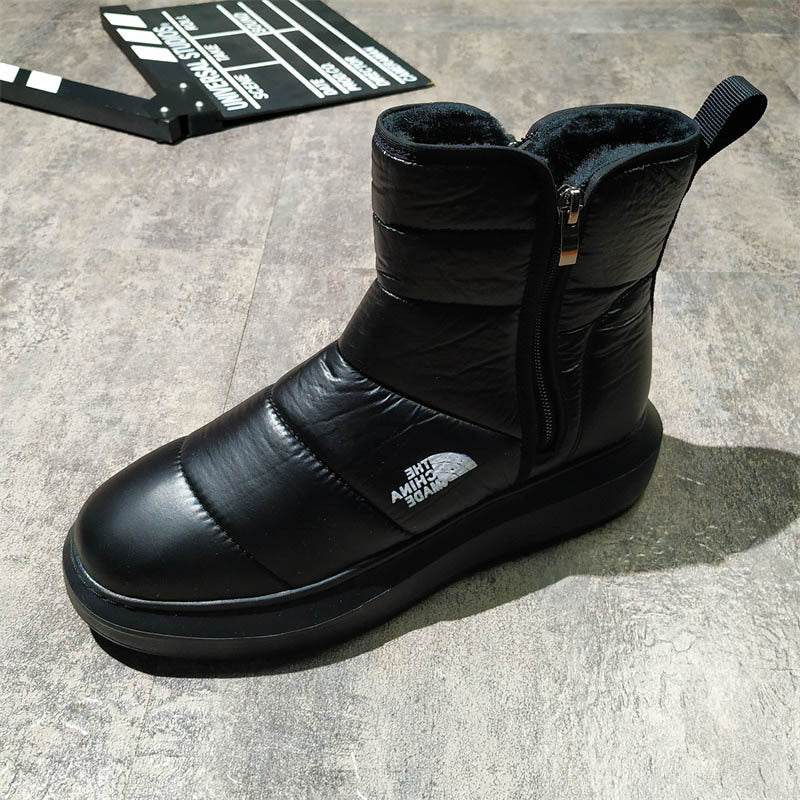 Men's Winter Platform Tide Warm With Veet Snow Boots