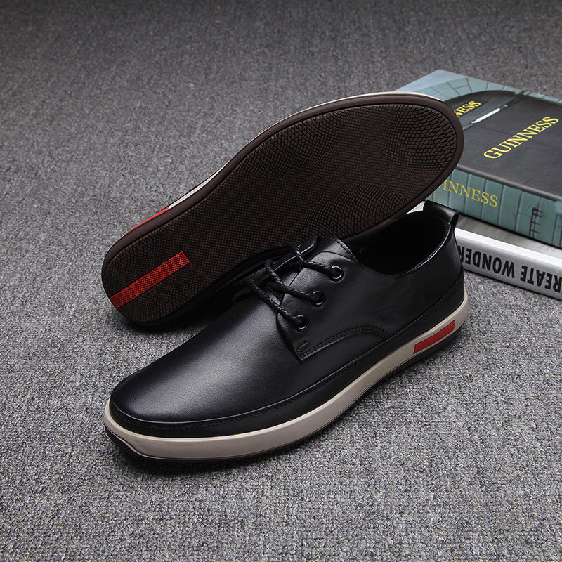 Men's Autumn Genuine Flat Bottom Comfort Casual Shoes