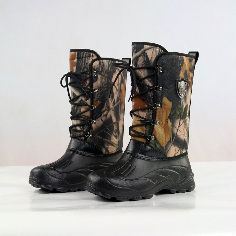 Men's Waterproof Fishing Quantity Discounts Cotton Winter Snow Boots