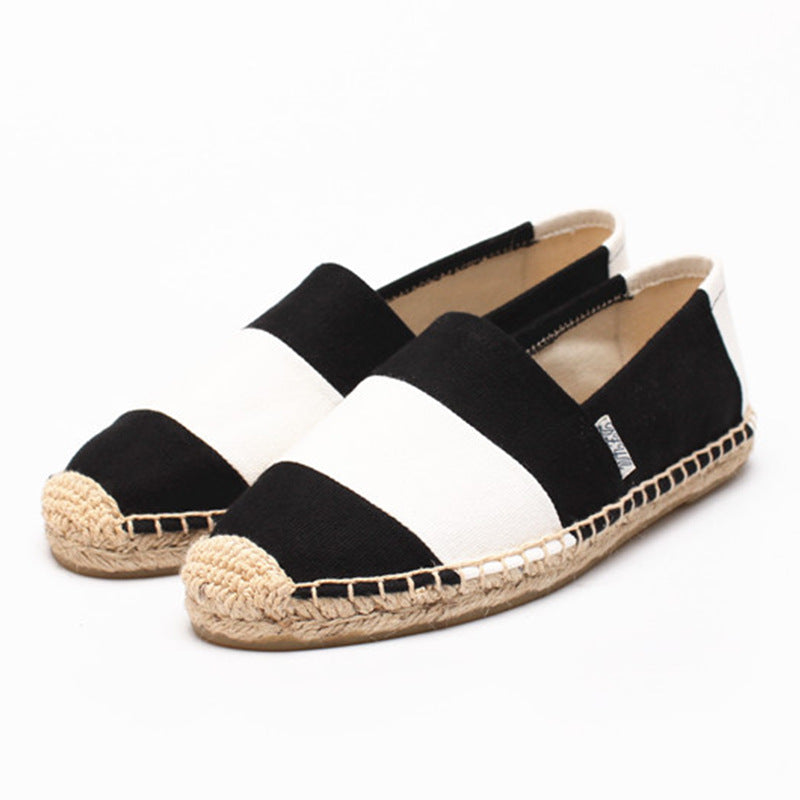 Women's & Men's Round Head Breathable Korean Style Flat Casual Shoes