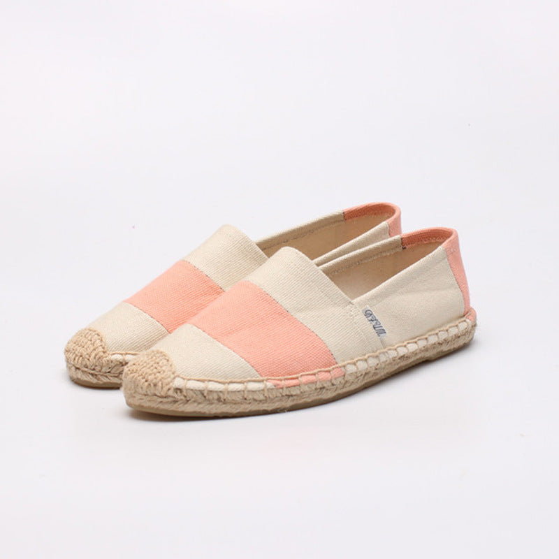 Women's & Men's Round Head Breathable Korean Style Flat Casual Shoes