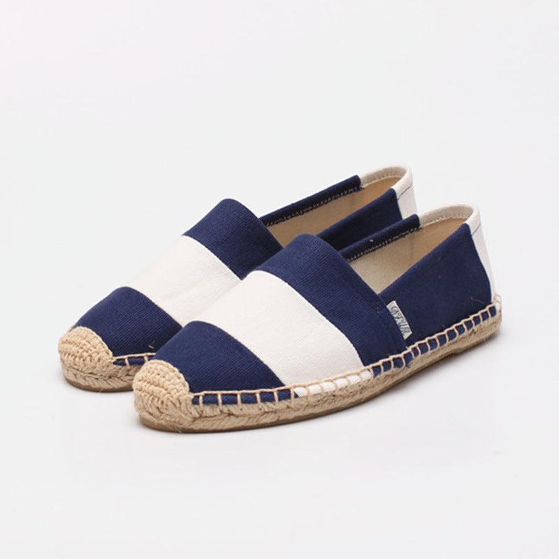 Women's & Men's Round Head Breathable Korean Style Flat Casual Shoes