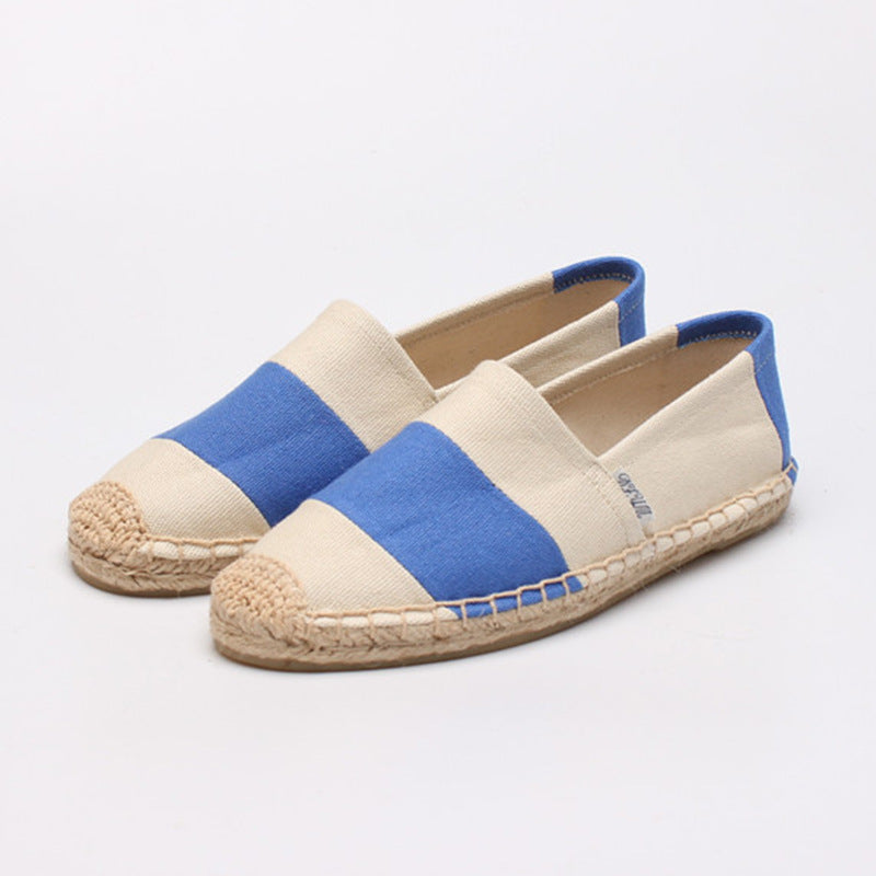 Women's & Men's Round Head Breathable Korean Style Flat Casual Shoes