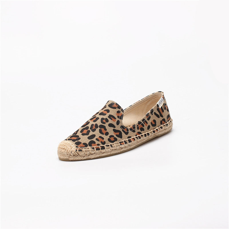 Women's Low Top Pumps Printed Fashion Cotton Canvas Shoes