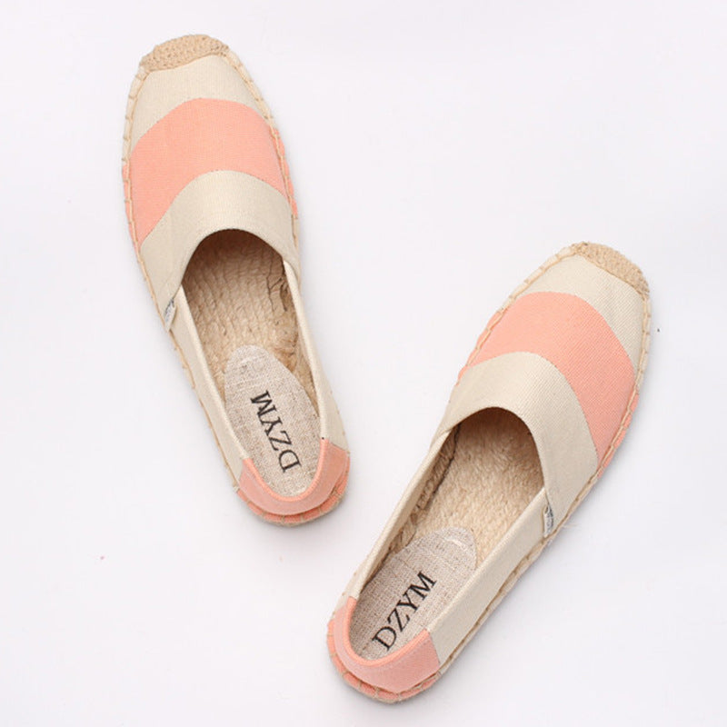 Women's & Men's Round Head Breathable Korean Style Flat Casual Shoes