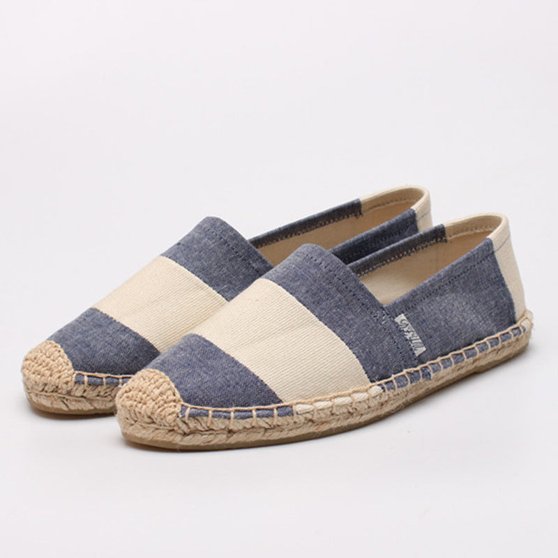 Women's & Men's Round Head Breathable Korean Style Flat Casual Shoes