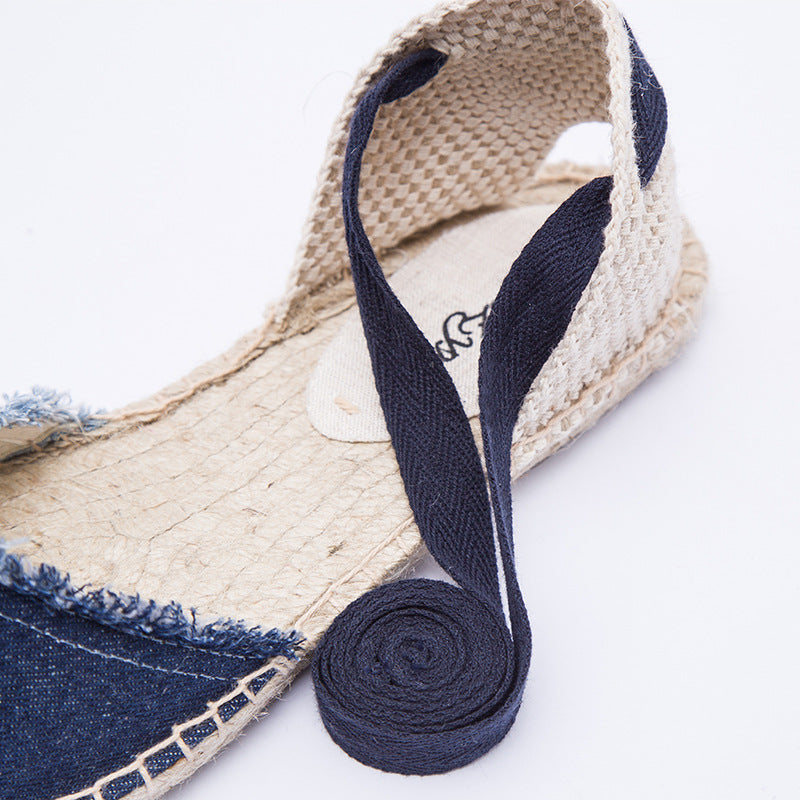 Women's Summer Flat Cross Strap Breathable Sandals