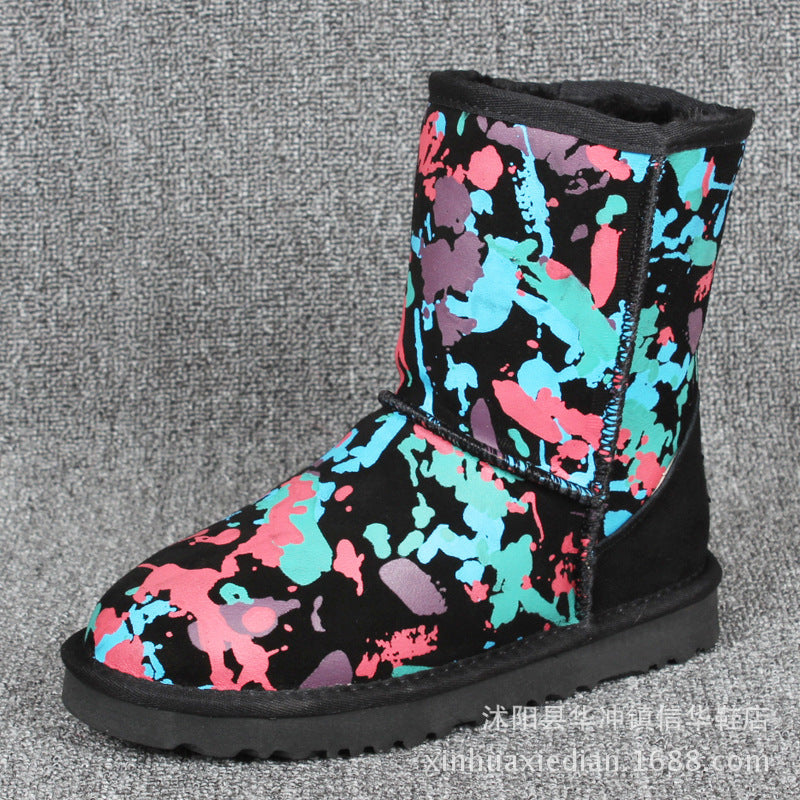 Women's & Men's Stock Special Clearance Waterproof Tendon Bottom Snow Boots