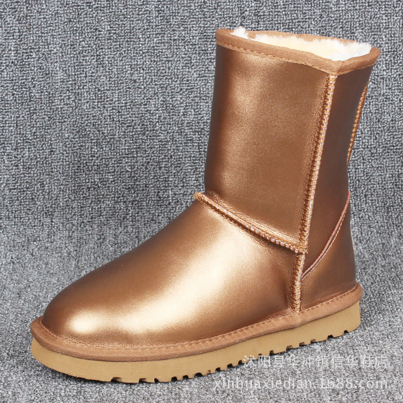 Women's & Men's Stock Special Clearance Waterproof Tendon Bottom Snow Boots