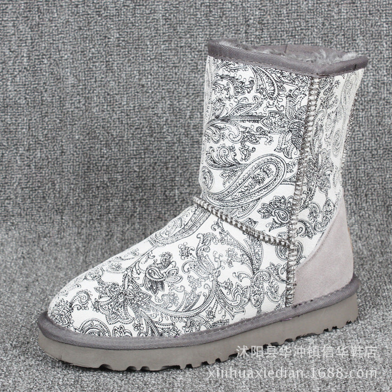 Women's & Men's Stock Special Clearance Waterproof Tendon Bottom Snow Boots