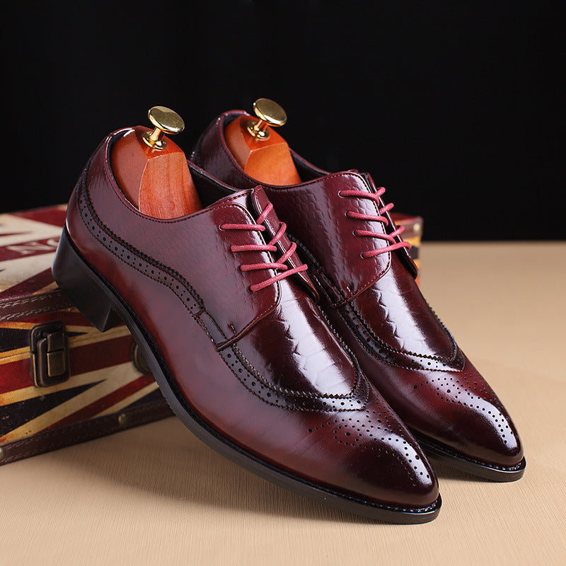 Men's Business Formal British Style Brogue Plus Sneakers