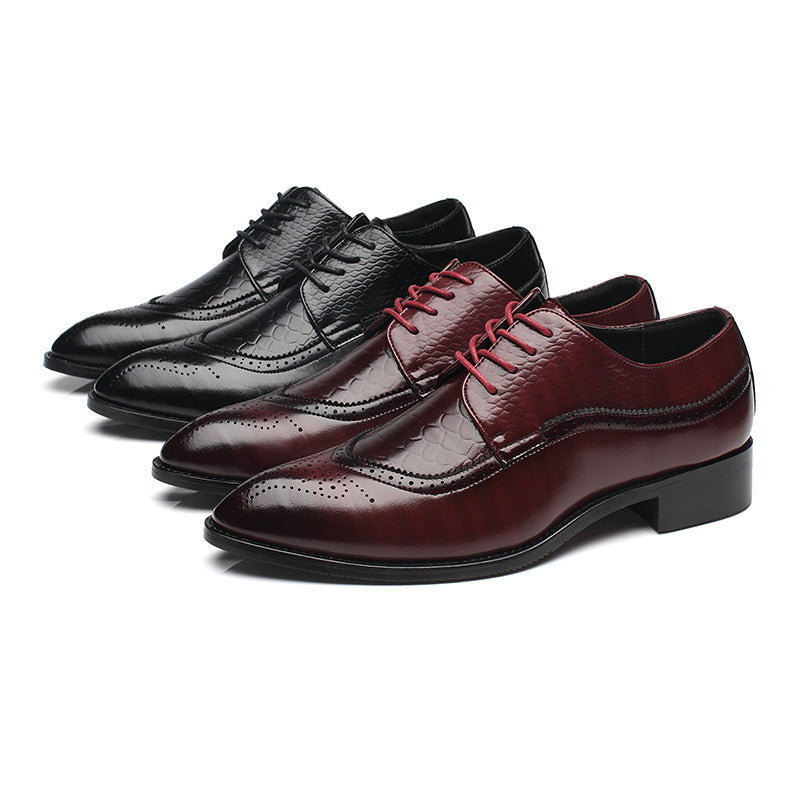 Men's Business Formal British Style Brogue Plus Sneakers