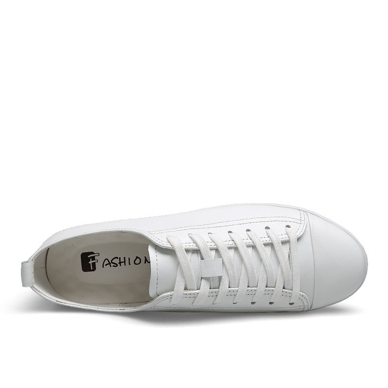 Men's Hollow Woolen Cotton Cowhide Soft Bottom Breathable Low Men's Shoes
