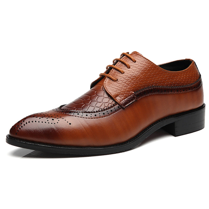 Men's Business Formal British Style Brogue Plus Sneakers