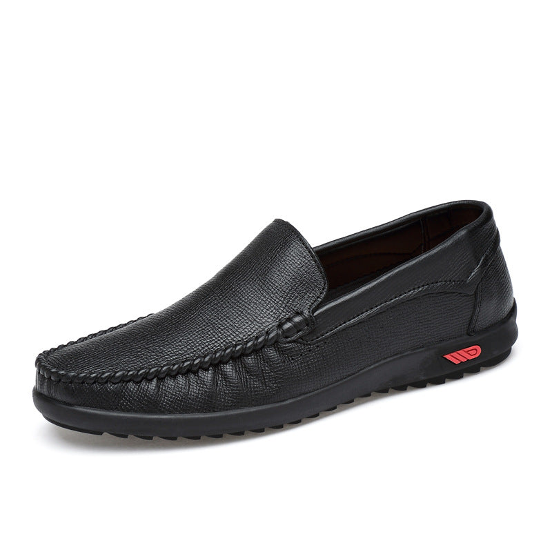 Men's Autumn Top Layer Peas Fashion Slip-on Casual Shoes