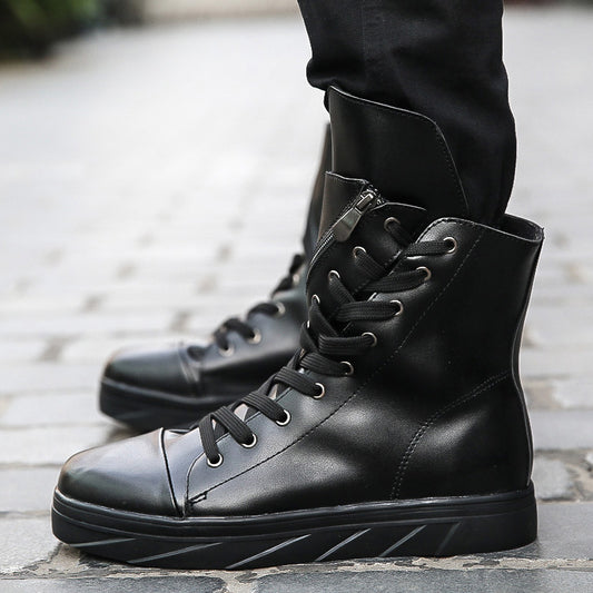 Men's Korean Trendy Unique Board Platform Muffin Sneakers