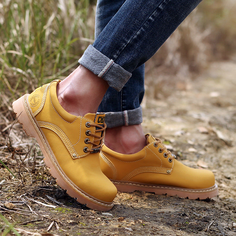 Men's Single Daily British Platform Couple Retro Casual Shoes