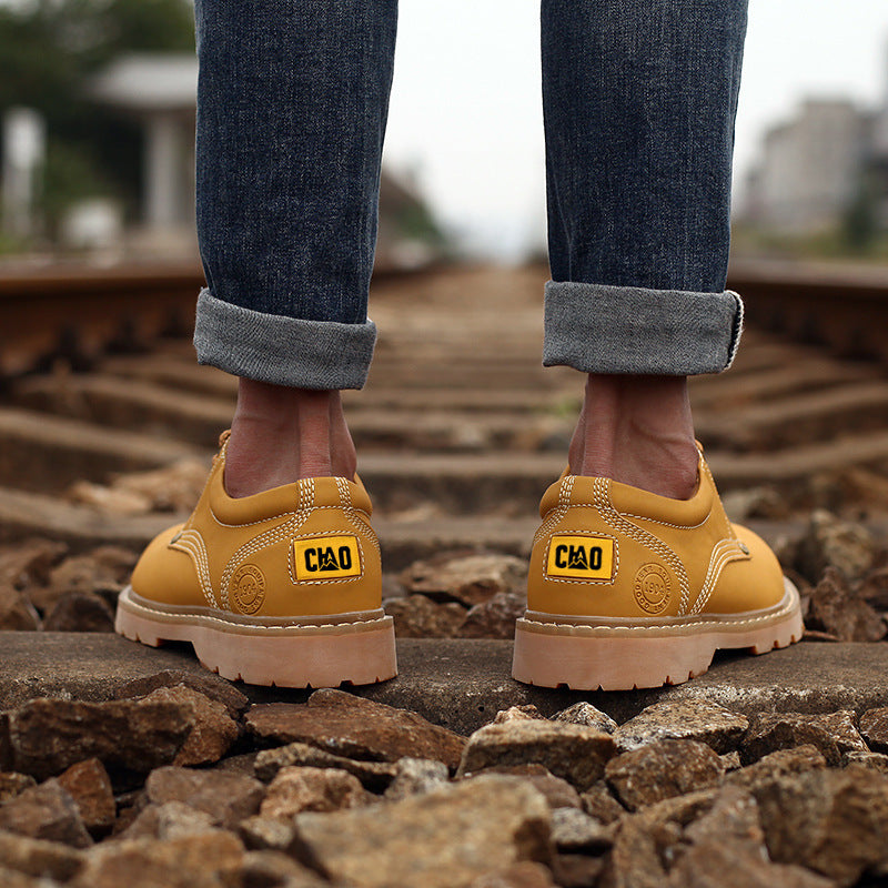 Men's Single Daily British Platform Couple Retro Casual Shoes