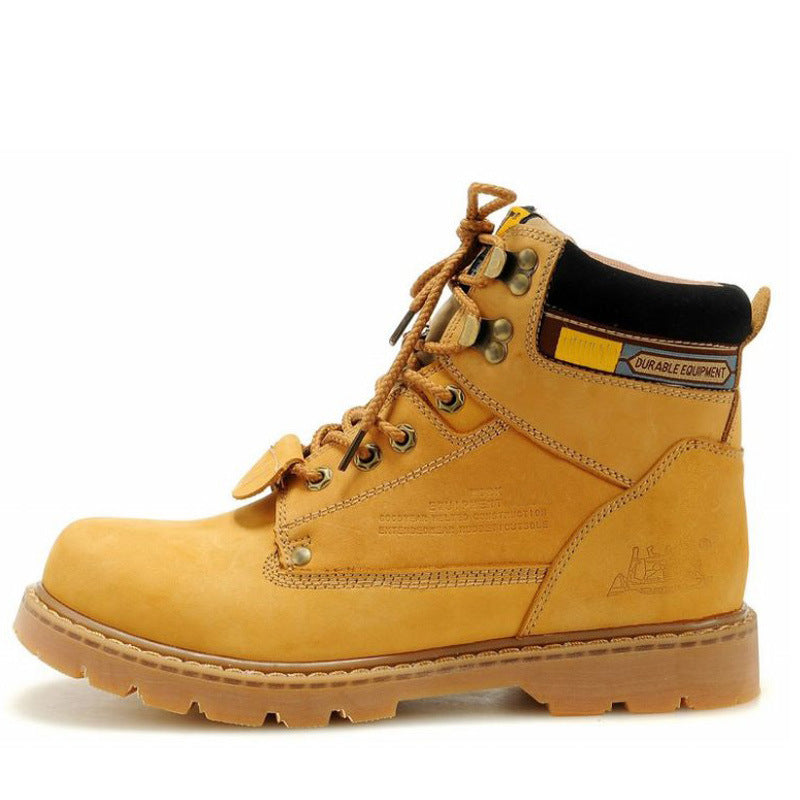 Men's Size Martin British Yellow Genuine Big Boots