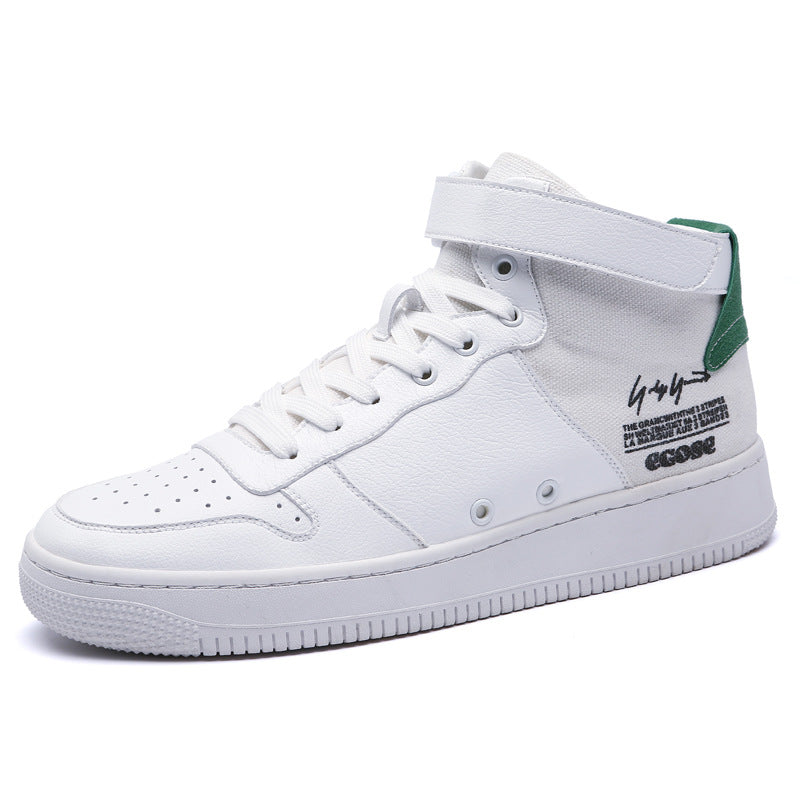 Men's Air Force Summer High Top White Hip Hop Fashion Men's Shoes