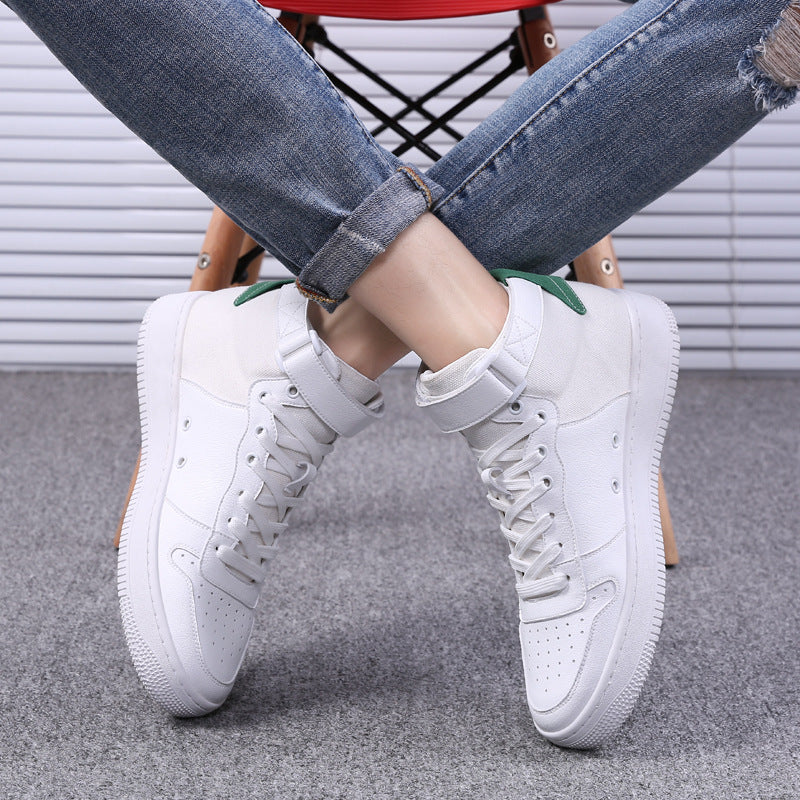 Men's Air Force Summer High Top White Hip Hop Fashion Men's Shoes