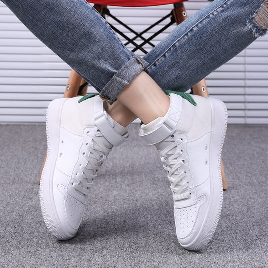 Men's Air Force Summer High Top White Hip Hop Fashion Men's Shoes